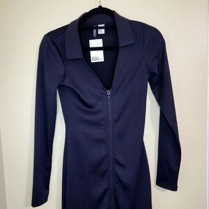 Little Black Dress, long sleeve mini